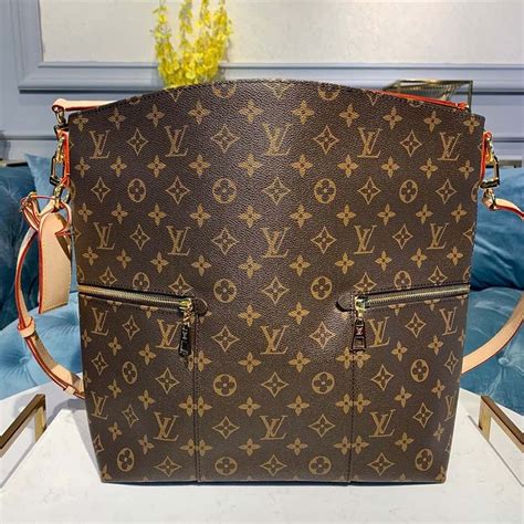 lv m41544|LOUIS VUITTON Monogram Melie Hobo Shoulder Bag .